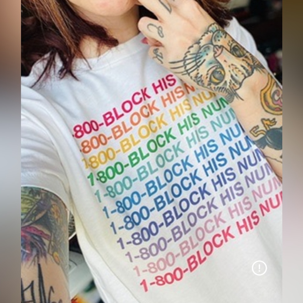 3X Colorful Graphic Tee